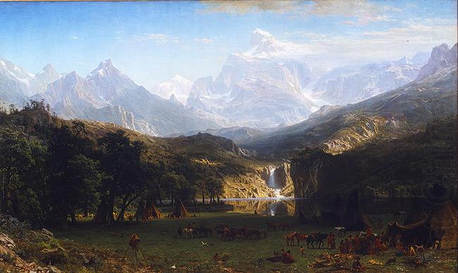 The Rocky Mountains, Lander's Peak, Albert Bierstadt